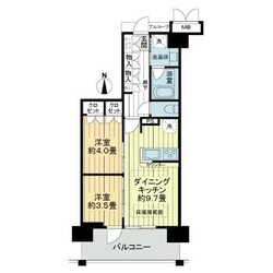 アービング荒本駅前通りの物件間取画像